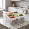 Image 1 of Default Title for the product HomeWiz Fridge Storage Containers Large 6-Grid