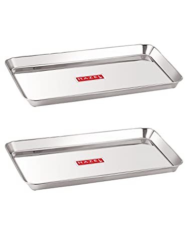 Image 6 of 2 / Medium for the product HAZEL Stainless Steel Serving Tray