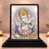 Image 1 of Default Title for the product HD Printed Lord Ganesha Wooden Idol 4x5 Inch Festive Worship Spiritual Showpiece
