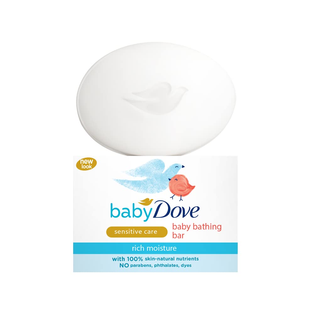 Image 1 of Pack of 1 / 75 gm for the product Baby Dove Rich Moisture Bathing Bar