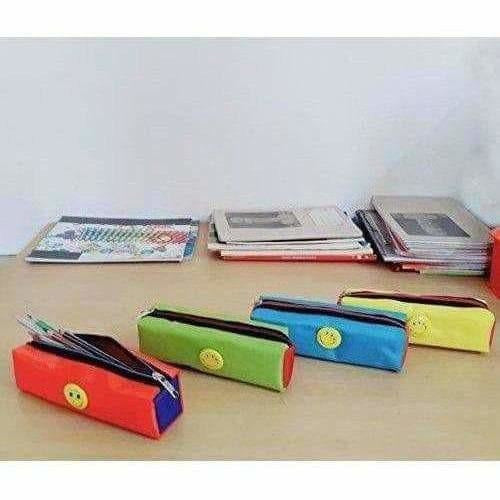 Image 8 of Bright Colour Multipurpose Smiley Pen Pencil Pouch Case