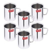 Image 1 of Default Title for the product HAZEL Stainless Steel Double Wall Green Tea Coffee Mug Set of 6, 210 ml Each