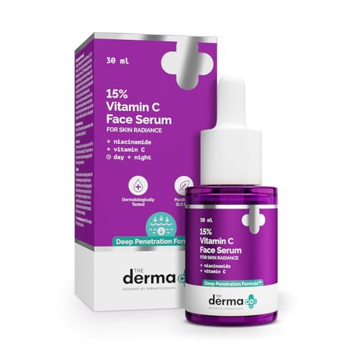 Image 1 of 30 ml / Pack of 1 for the product The Derma Co 15% Vitamin C Face Serum For Skin Radiance