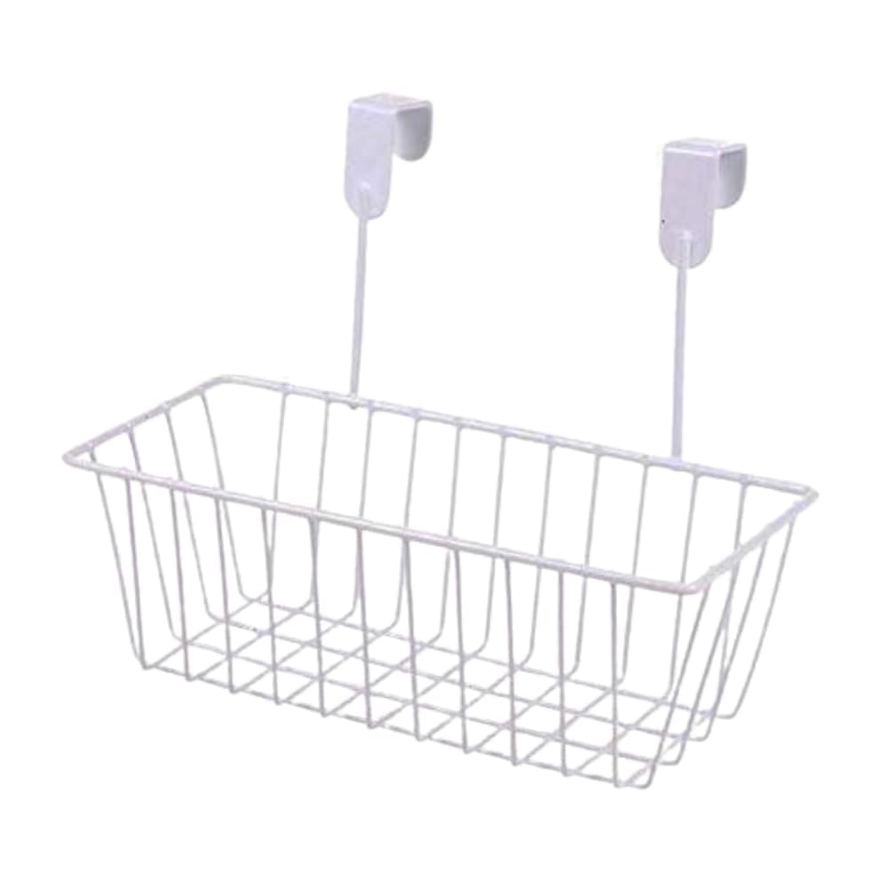Image 6 of Go Hooked Over Door Hanging Basket Hanging Cabinet Storage Organizer White Space Saving Versatile Stylish Durable Efficient Modern Practical Convenient Pack of 1