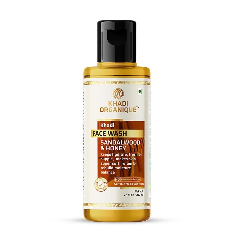 Image 1 of 210 ml for the product Khadi Organique Sandalwood & Honey Face Wash