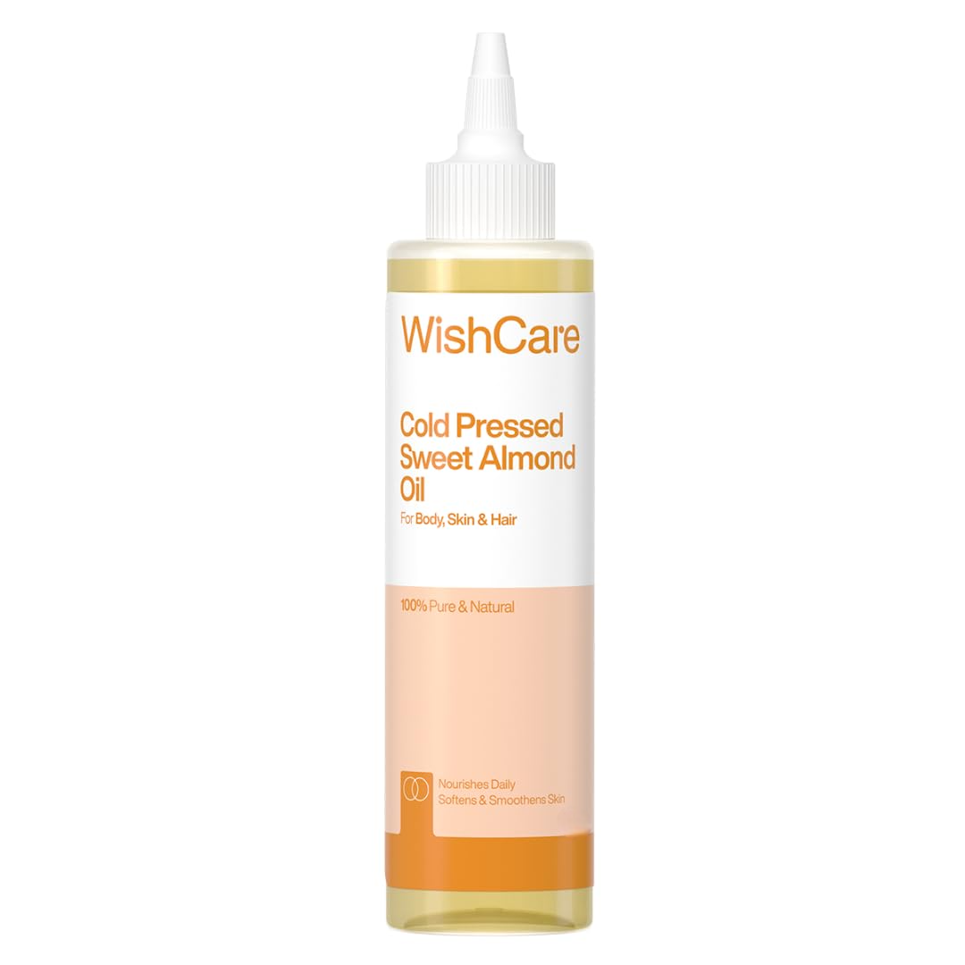 Image 1 of 100 ml / Pack of 1 for the product WishCare Pure Cold Pressed Sweet Almond Oil