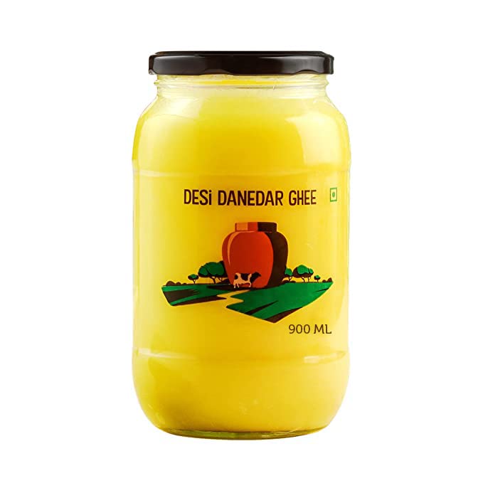 Image 1 of 880 ml / Pack of 1 for the product Country Delight Desi Danedar Ghee | Pure and Natural Desi Ghee | Certified Cultured Cow Ghee