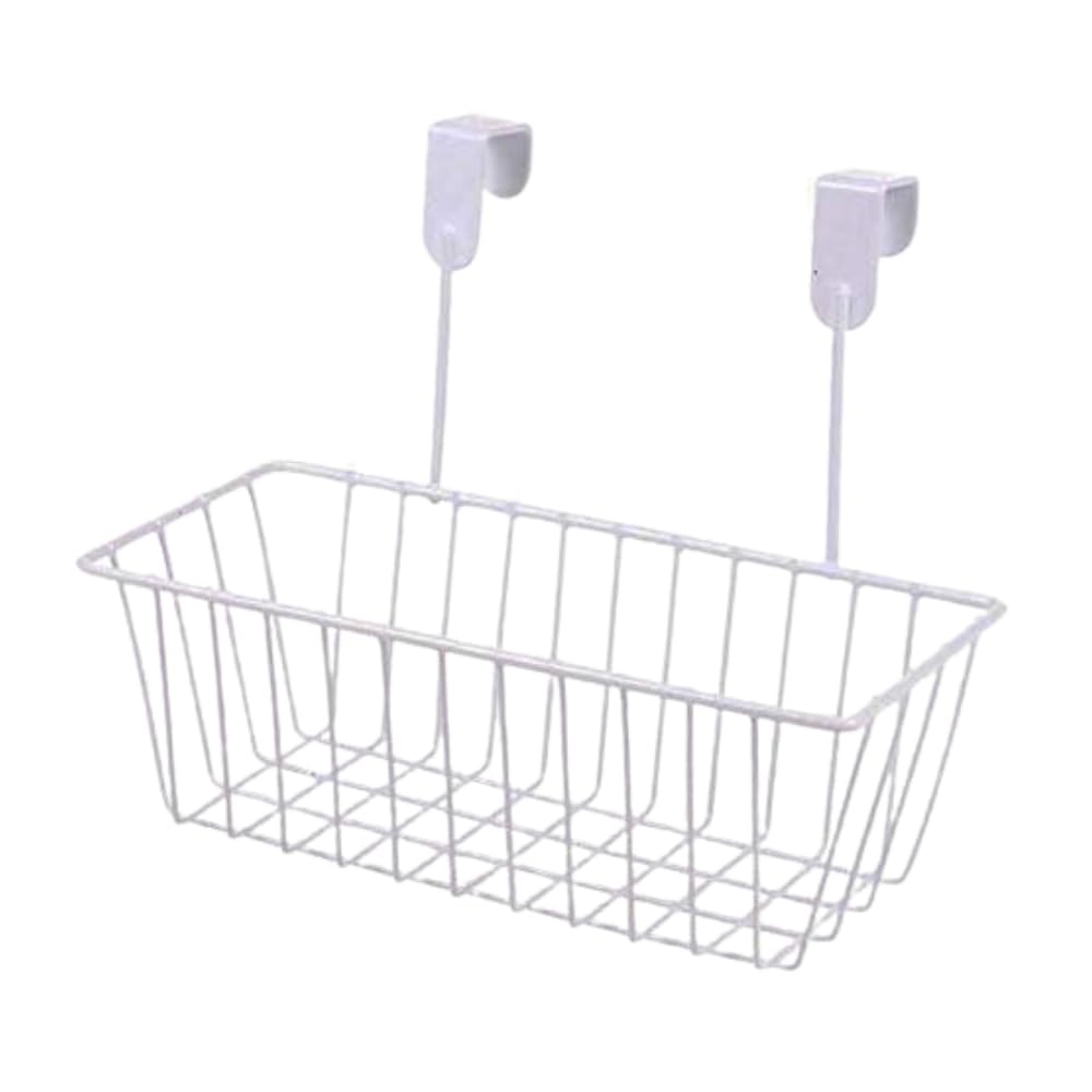 Image 3 of Go Hooked Over Door Hanging Basket Hanging Cabinet Storage Organizer White Space Saving Versatile Stylish Durable Efficient Modern Practical Convenient Pack of 1