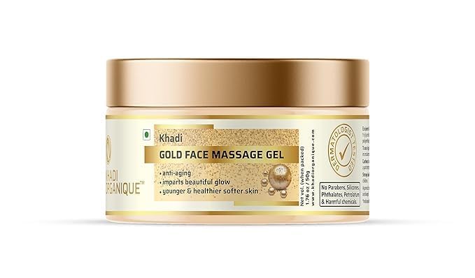 Image 1 of 50 gm for the product Khadi Organique Gold Face Massage Gel