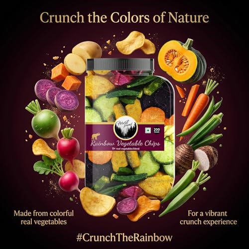 Image 3 of Forest Found Rainbow Vegetable Chips 200 gm