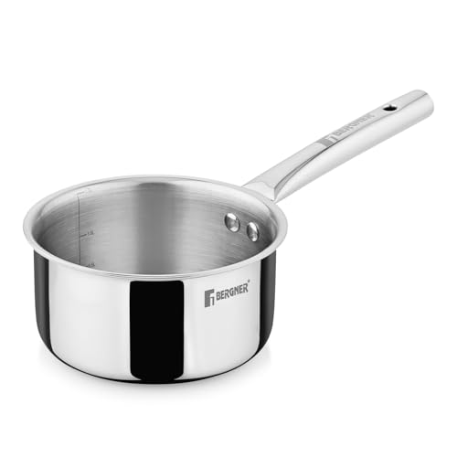 Image 2 of 1.7 Litres / Tea Pan for the product BERGNER TriPro Triply Stainless Steel Saucepan/Milkpan