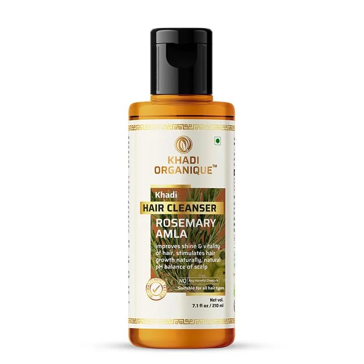 Image 1 of 210 ml for the product Khadi Organique Rosemary Amla Hair Cleanser
