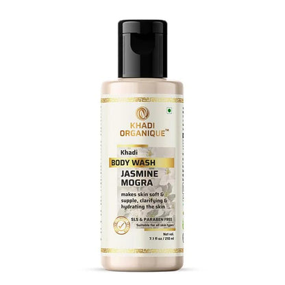 Image 1 of 210 ml for the product Khadi Organique Jasmine Mogra Body Wash