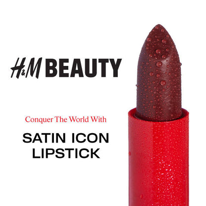 Image 7 of Hot Blooded for the product H&M Satin Icon Lipstick (4.2g)