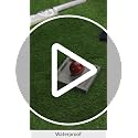 Image 2 of SG Seamer Leather Cricket Ball, Adult Size, (Red),Standard
