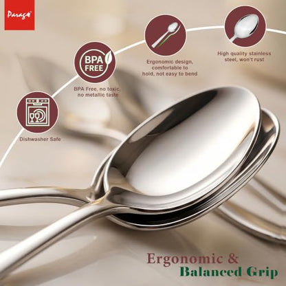 Image 6 of Parage 24 Pieces Stainless Steel Spoons Set