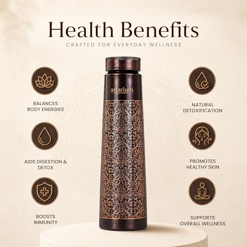 Image 11 of Artarium Copper Water Bottle