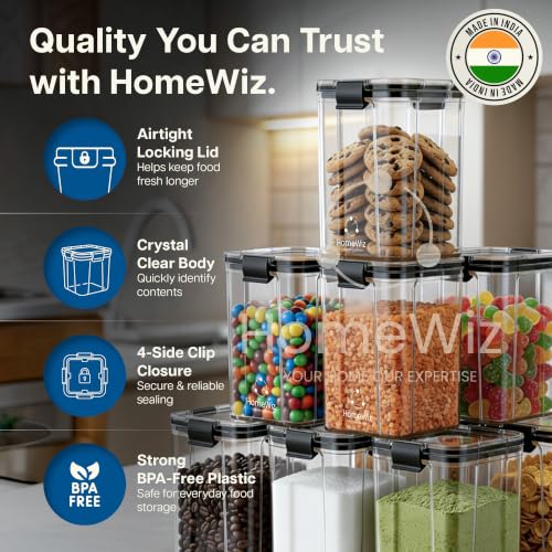 Image 12 of HomeWiz Airtight Kitchen Storage Box