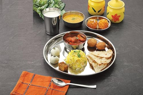 Image 7 of LiMETRO STEEL Stainless Steel Dinner Set for 4, 24-Piece