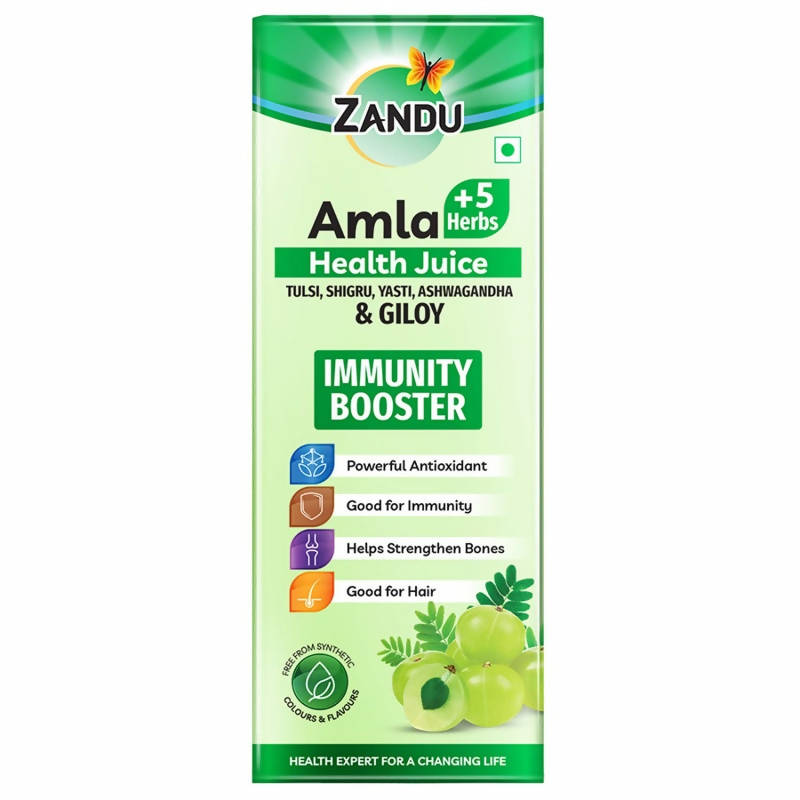 Image 1 of 500 ml for the product Zandu Amla + 5 Herbs Health Juice
