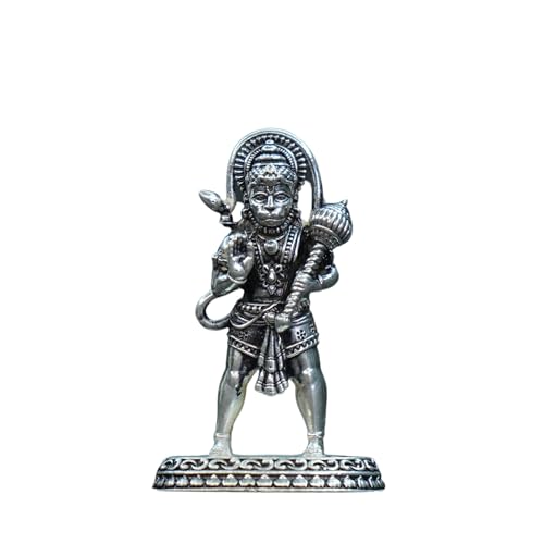 Image 1 of Default Title for the product Dista Silvers Antique Hanuman Idol Standing 15.71G