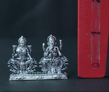 Image 3 of Dista Silvers Antique Lakshmi Ganesh Idol, 20g