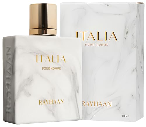 Image 2 of RAYHAAN Italia Eau de Parfum for Men Long Lasting Citrus Spicy Aromatic Sweet Fragrance with Bergamot Lavender Vanilla and Tonka Bean