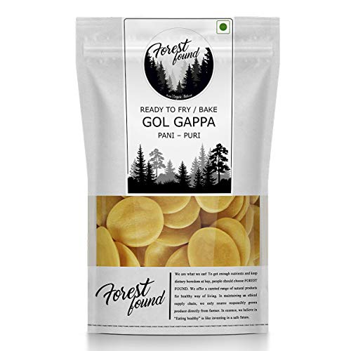 Image 2 of 250 gm for the product Forest Found Ready to Fry Dry Atta Golgappa Pani Puri Papad