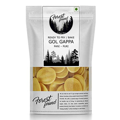 Image 2 of 250 gm for the product Forest Found Ready to Fry Dry Atta Golgappa Pani Puri Papad