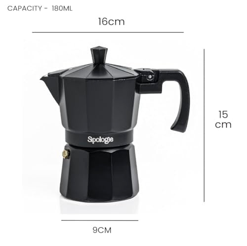 Image 7 of Sipologie Roma Moka Pot Black 180 ml