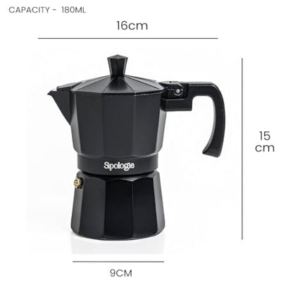 Image 7 of Sipologie Roma Moka Pot Black 180 ml
