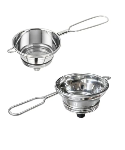 Image 7 of MARU Steel Strainer/Chai Channi Set of 2 pcs (Large & Medium)