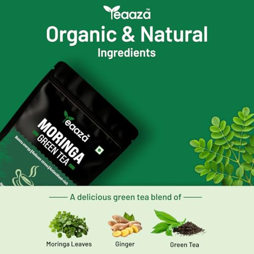 Image 4 of Teaaza Moringa Green Tea 100 Grams -50 Cups