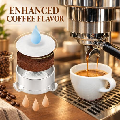 Image 6 of Supvox Espresso Coffee Filters 400 Counts 58mm