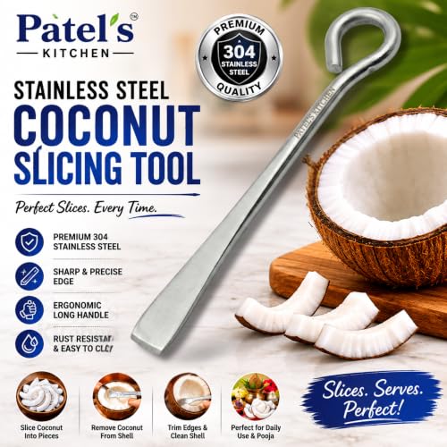 Image 5 of Patel's Kitchen Stainless Steel Coconut Slicer (2 units)
