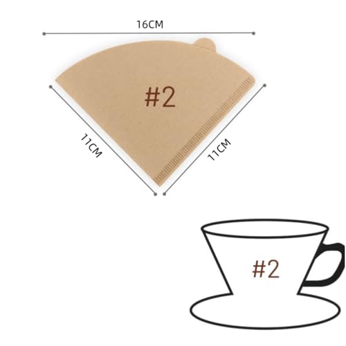 Image 6 of Kofati Cone Shaped Unbleached All Natural Coffee Filters,100 Count