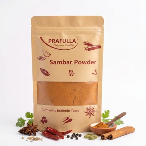 Image 1 of 100 g (Pack of 1) for the product PRAFULLA Sambar Powder, 100g
