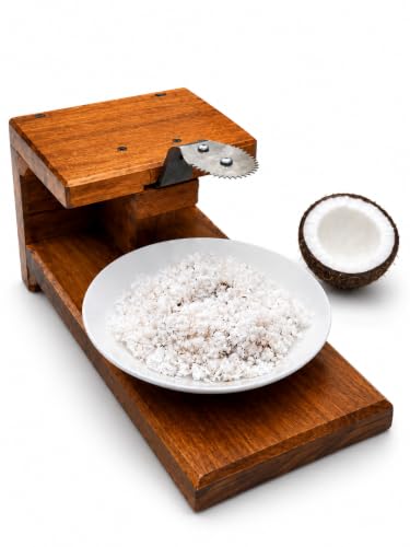 Image 2 of LARGE for the product Bharatroots Premium Wooden Coconut Scraper Chirava 1100 Gram