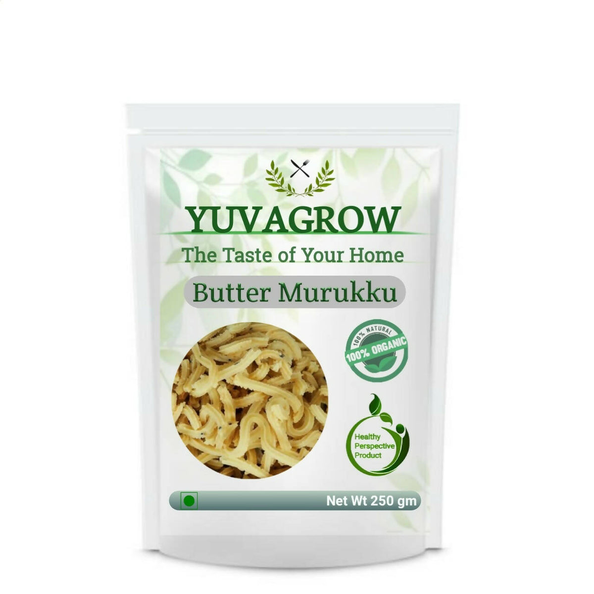 Image 1 of 250 gm / Pack of 1 for the product Yuvagrow Butter Murukku
