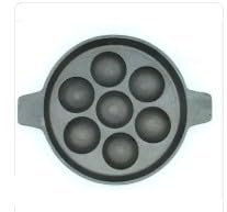 Image 4 of Generic Non-Stick Appam Patra 7 Cavity Appe Pan 21 cm