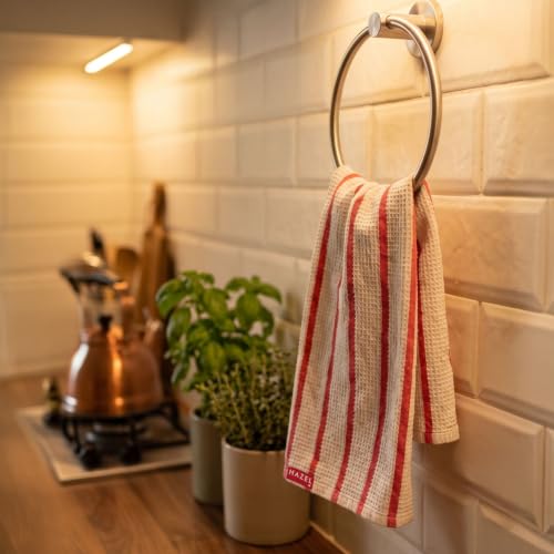 Image 6 of HAZEL Cotton Waffle Kitchen Towel 40x60cm Pack of 4