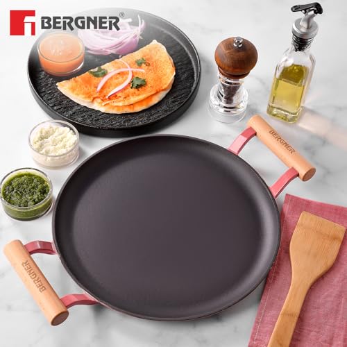 Image 4 of BERGNER Excalibur Lightweight Cast Iron Dosa Tawa 30cm