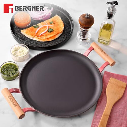 Image 4 of BERGNER Excalibur Lightweight Cast Iron Dosa Tawa 30cm