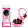 Image 1 of 1 pc for the product Majestique Portable Folding Hair Brush With Mirror