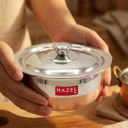 Image 6 of HAZEL Copper Bottom Handi Small 850 ml with Lid