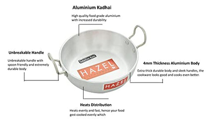 Image 12 of HAZEL Aluminium Induction Base Kadai with Handle