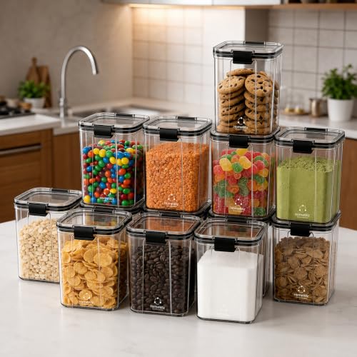Image 9 of 10 / 1200 ML for the product HomeWiz Airtight Kitchen Storage Box