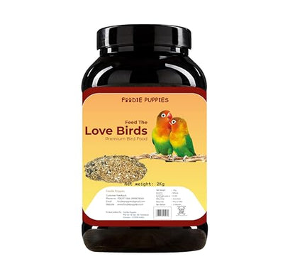Image 4 of Big-Box - Love Bird Seed, 2Kg for the product Foodie Puppies Bird Food for Lovebirds