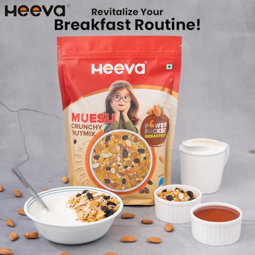 Image 5 of Heeva Muesli Crunchy Nut Mix 450g