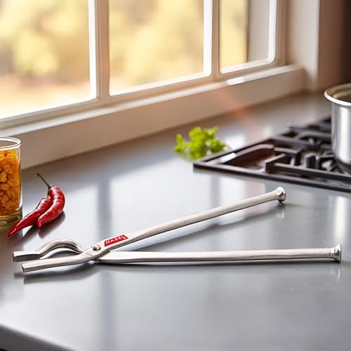 Image 11 of HAZEL Stainless Steel Pakad Tongs